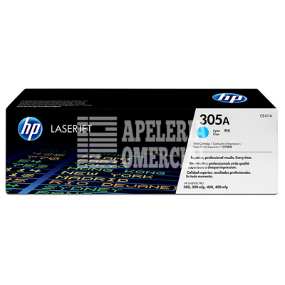 HP-CE411A TONER P/IMPRESORA LASER JET HP 305A CYAN